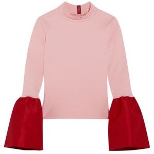 Staud Pink turtleneck top, size L